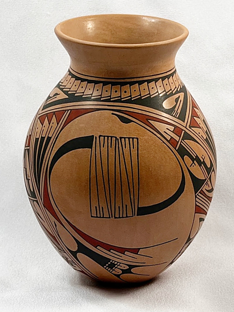 Vintage MATA ORTIZ Polychrome Pottery Jar Signed Quico Marquez