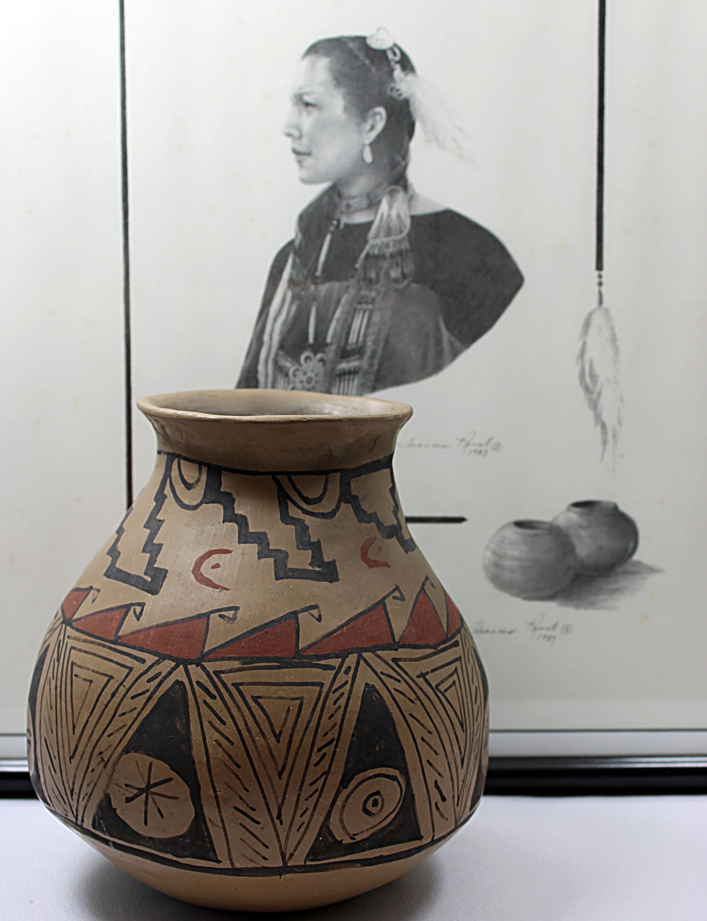 CASAS GRANDES Pottery Jar Mexican Polychrome