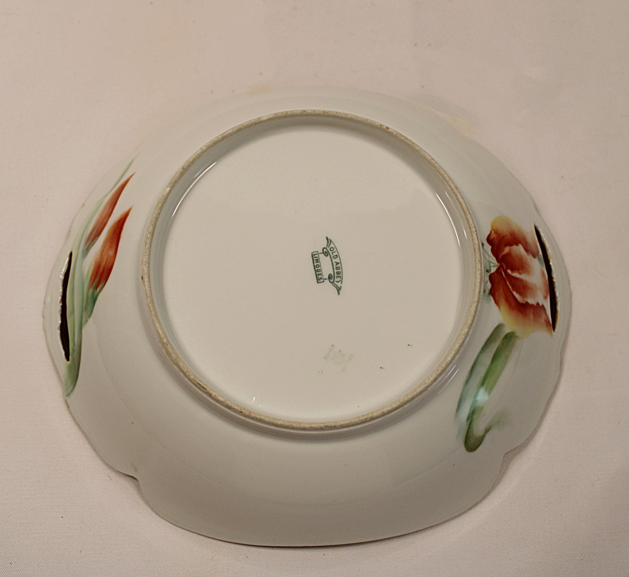 Antique Old Abbey Limoges Bowl by Latrille Frères