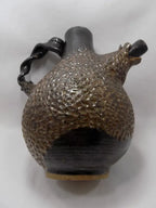 Brutalist Design Art Pottery Pitcher by  Eugenia Meltzer