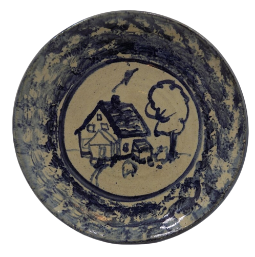 CAROL BERHORST 1991 Country Pottery Dish
