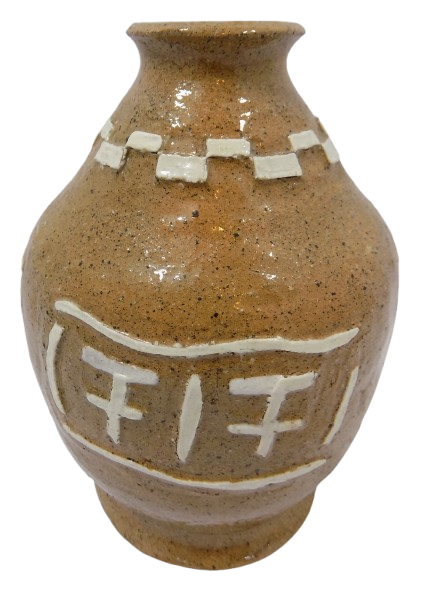 Desert Sand Southwest Style Stoneware Bottle