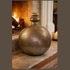 Rustic Large Brass Bottle