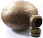 Rustic Large Brass Bottle