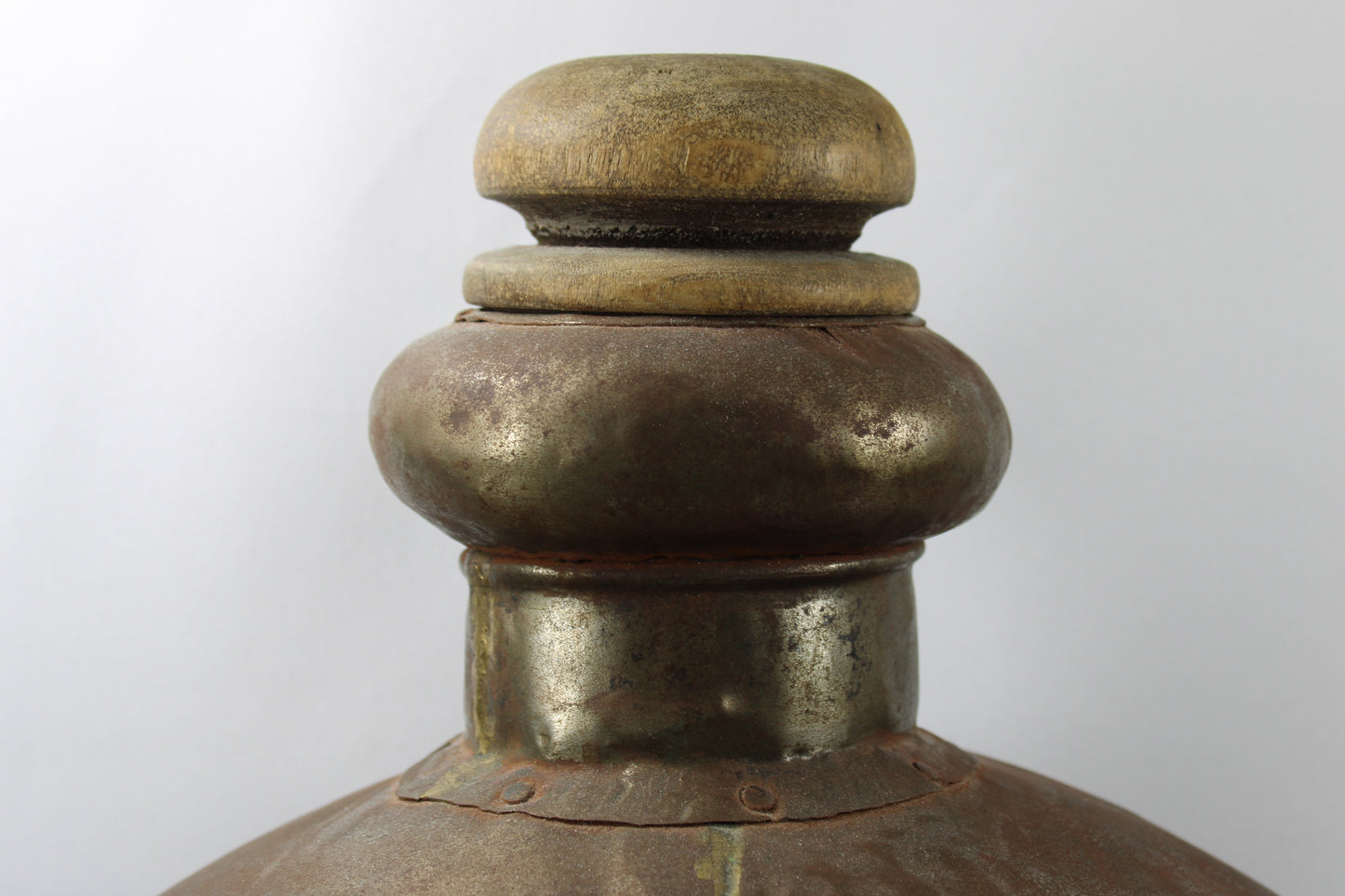 Vintage Decorative Brass Bottle 22 Inches Tall Handmade
