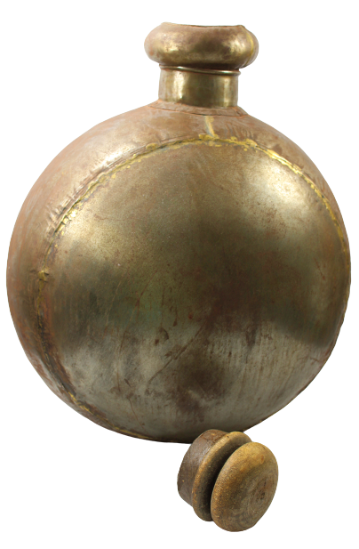 Vintage Decorative Brass Bottle 22 Inches Tall