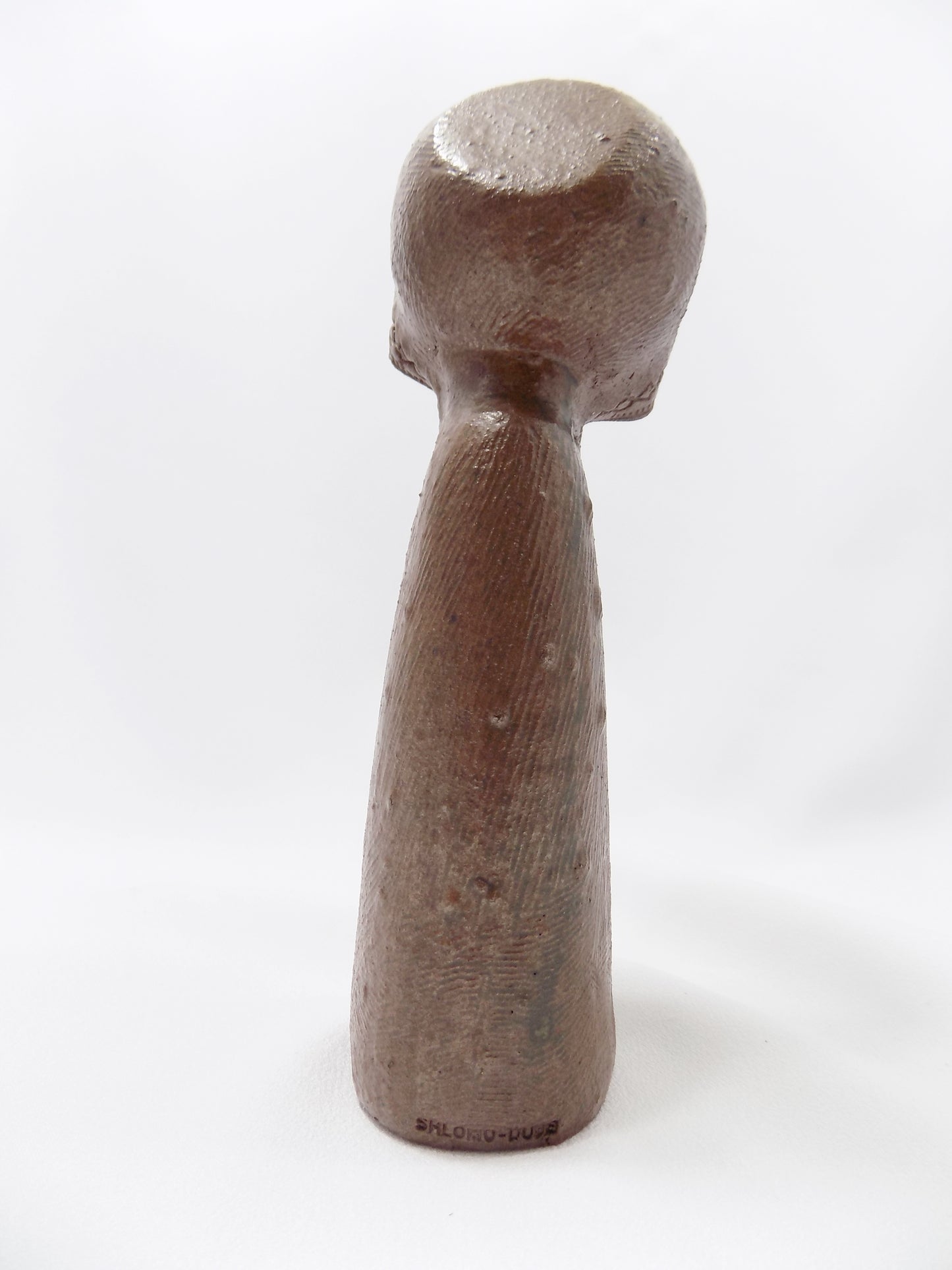 Vintage SHLOMO-DUBE ISRAELI Art Pottery Sculpture Signed                          Modern Figural Art
