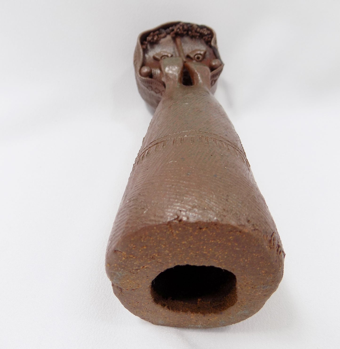 Vintage SHLOMO-DUBE ISRAELI Art Pottery Sculpture Signed                          Modern Figural Art