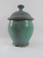 Ohio Ceramic Artist Arts and Crafts Style Lidded Jar