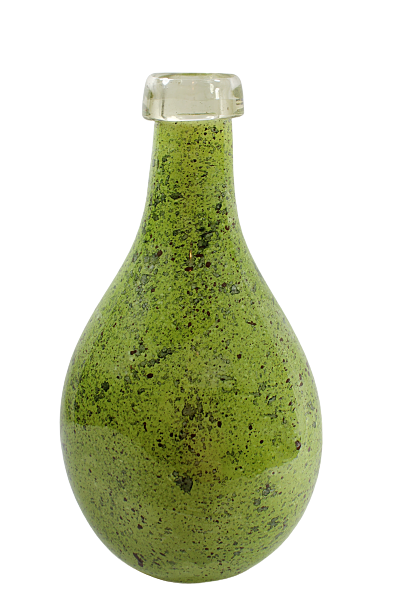 Vintage Large ART GLASS BOTTLE Handblown and Cased