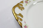 French Porcelain Gold Trim Antique Limoges Platters
