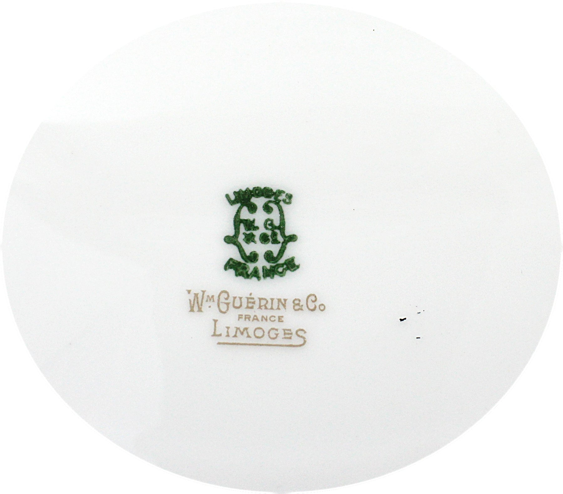 French Porcelain Gold Trim Antique Limoges Platters