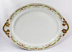 French Porcelain Gold Trim Antique Limoges Platters