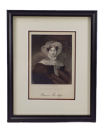 Marcia Van Ness Historical Antique Steel Engraving