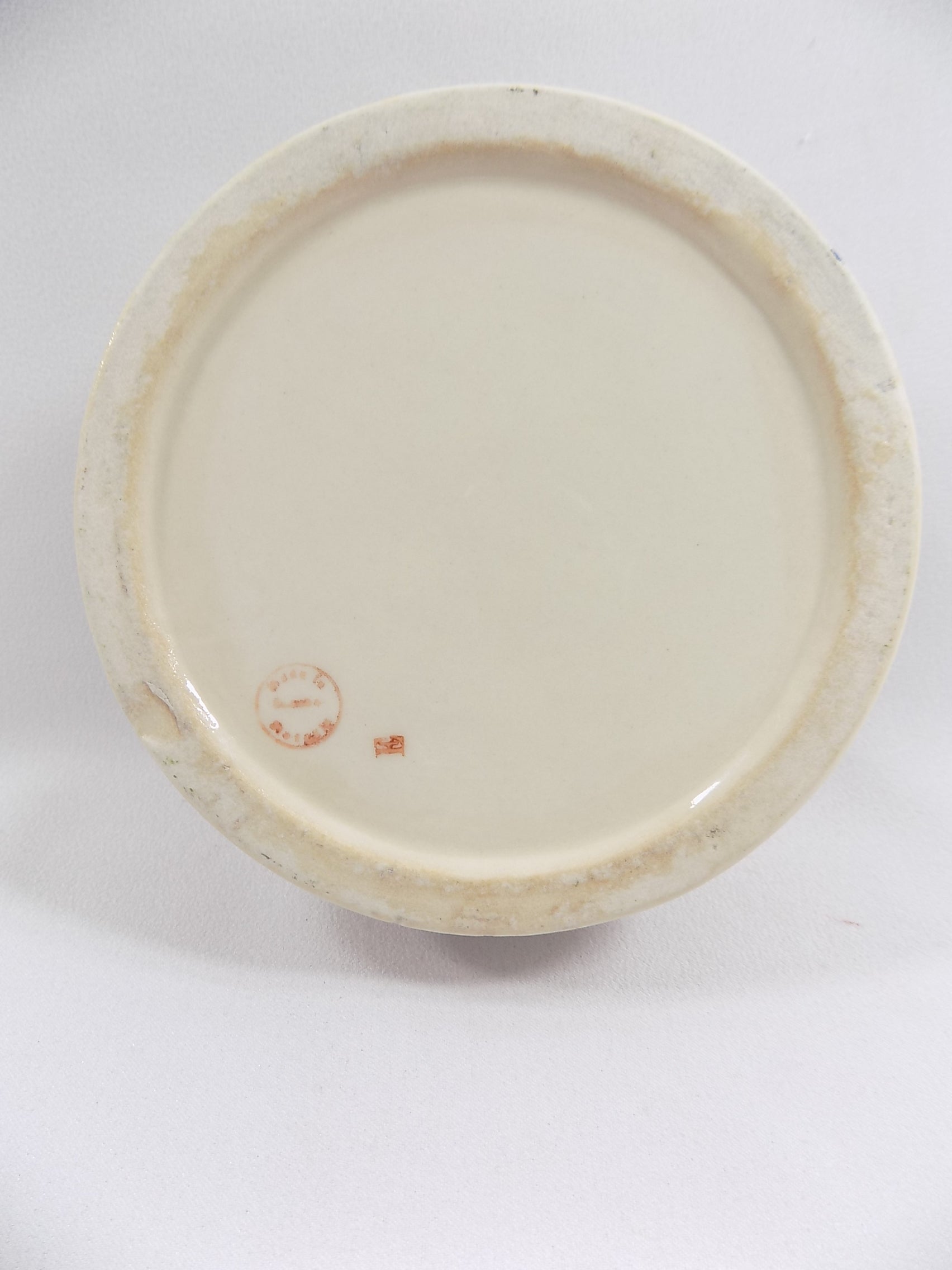 Adorable Vintage Baby Pottery Bowl  Made in Czechoslovakia