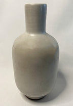 Alaska Art Hand Painted Pottery Walrus Vase