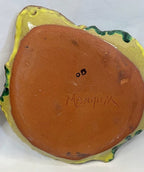 Six Leaf Plates by Mangum Pottery
