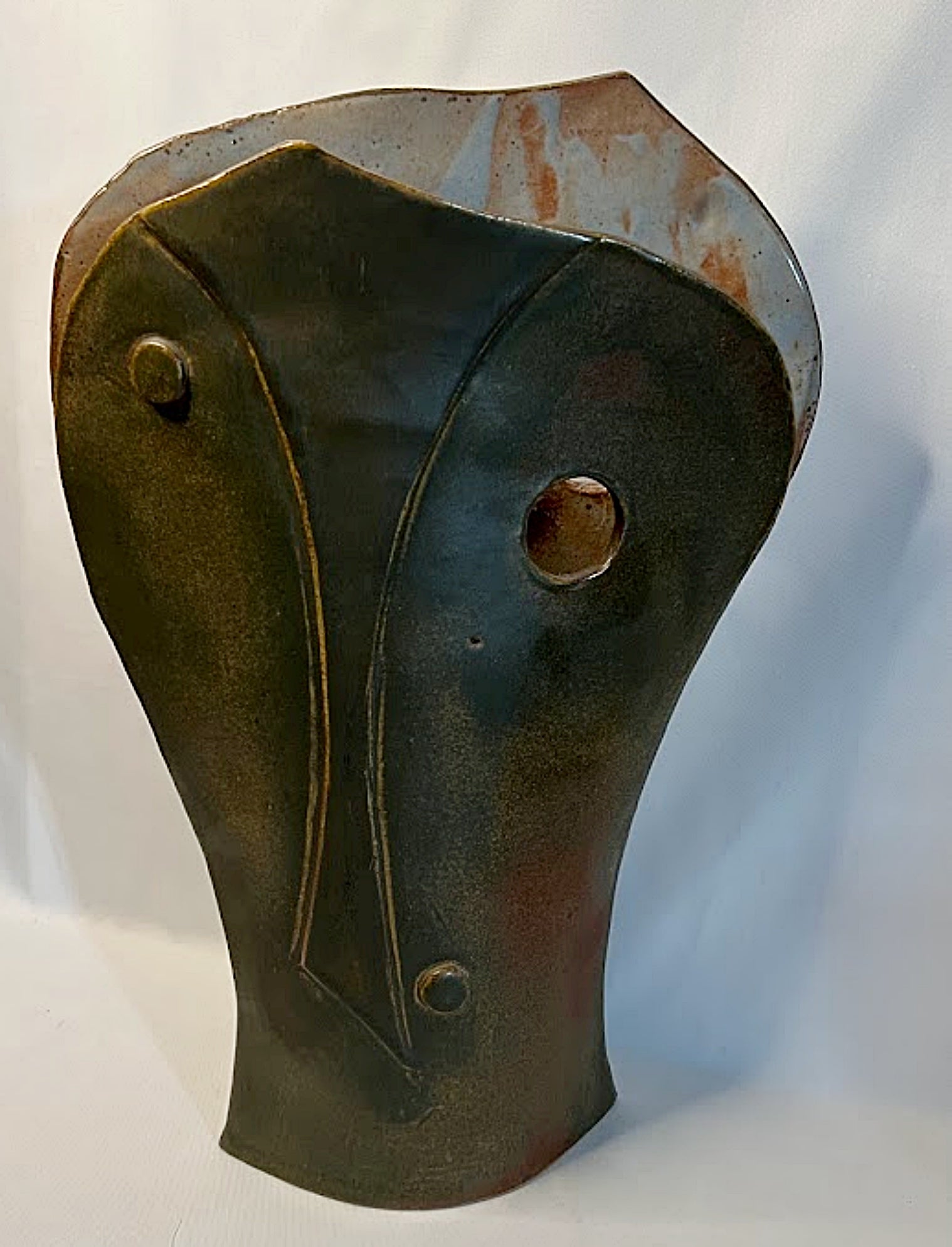 Ceramic Sculpture Vase by Nancy Kibens