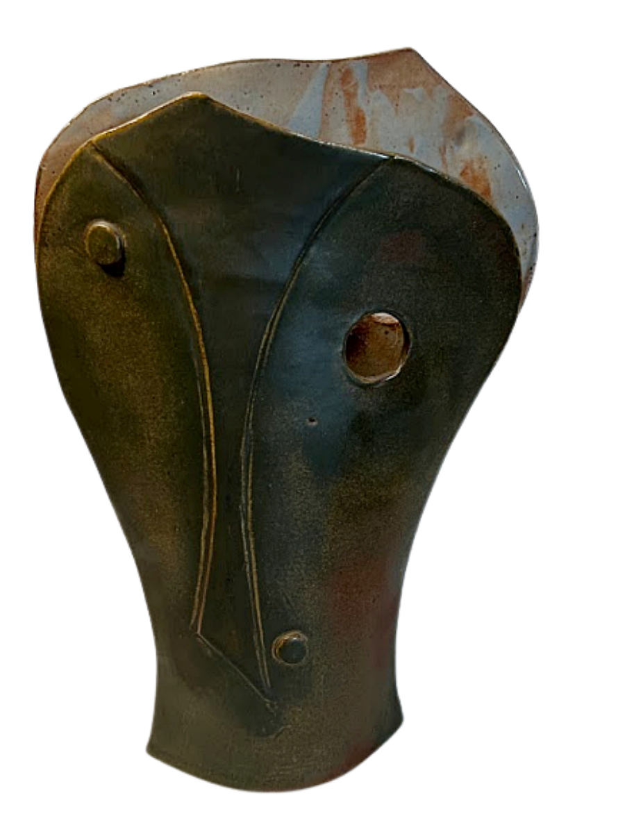 NANCY_KIBENS_Large_Ceramic_Sculpture_Vase_1993_Signed-front_view-main-900_x_1178