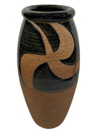 Terracotta Studio Art Pottery Vase