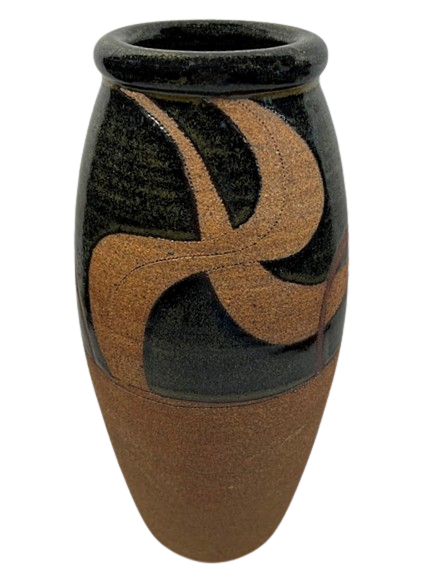 Terracotta Studio Art Pottery Vase