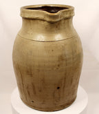 What Cheer Iowa Antique Salt Glazed Stoneware Pitcher