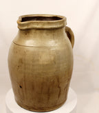 What Cheer Iowa Antique Salt Glazed Stoneware Pitcher