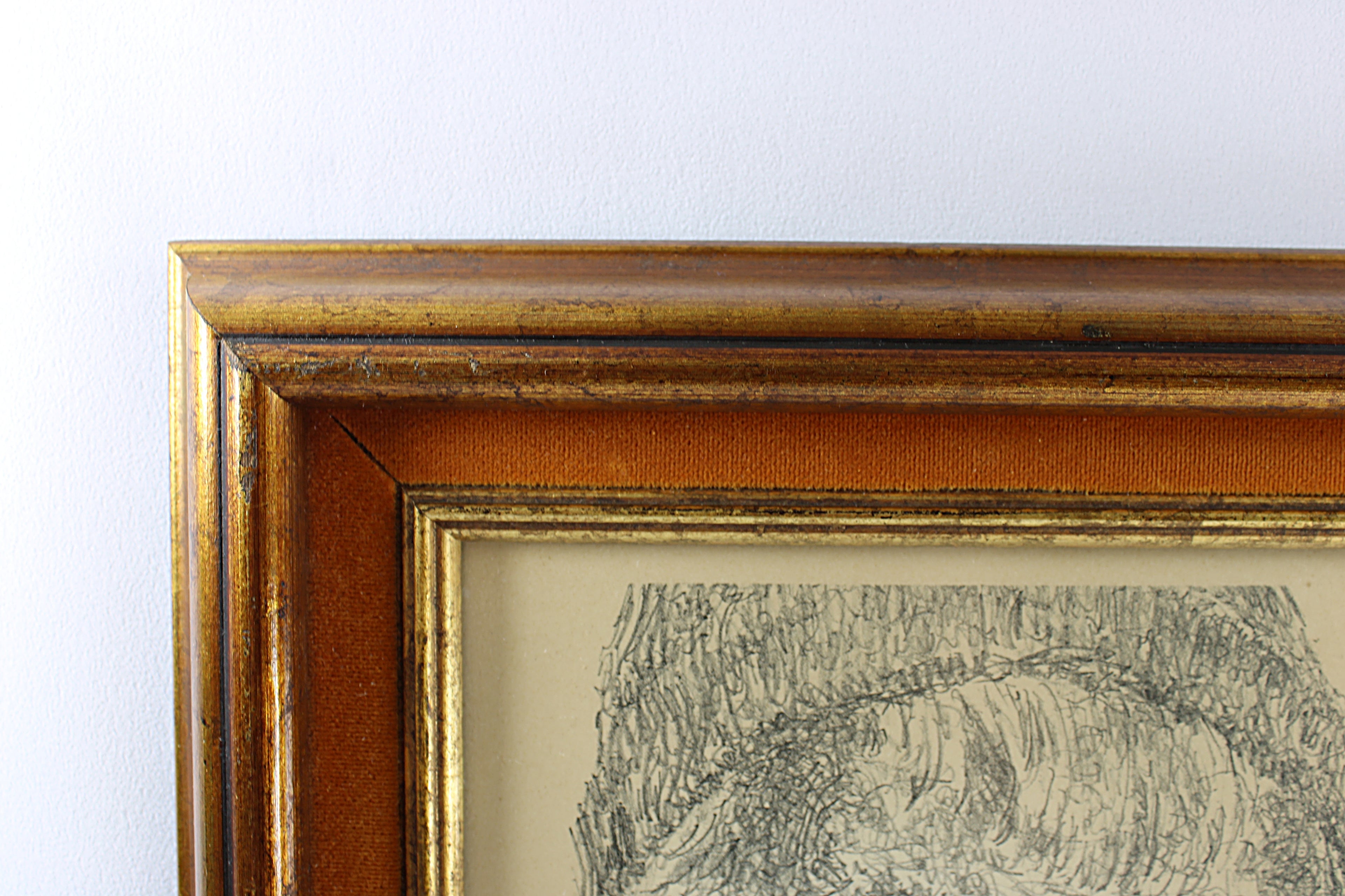 Pencil Signed Joseph Hirsch Lithograph