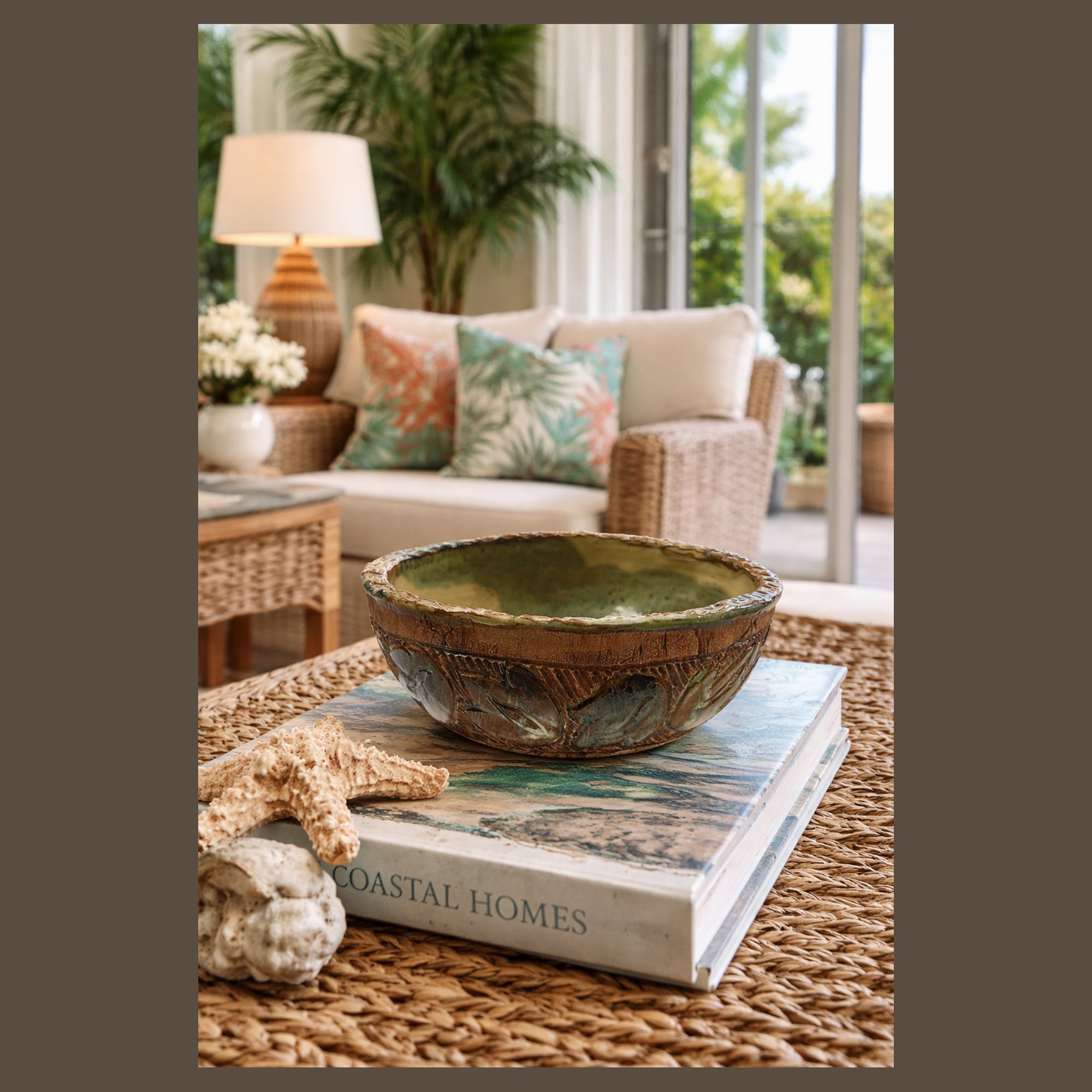 Florida Old River Run Pottery Bowl