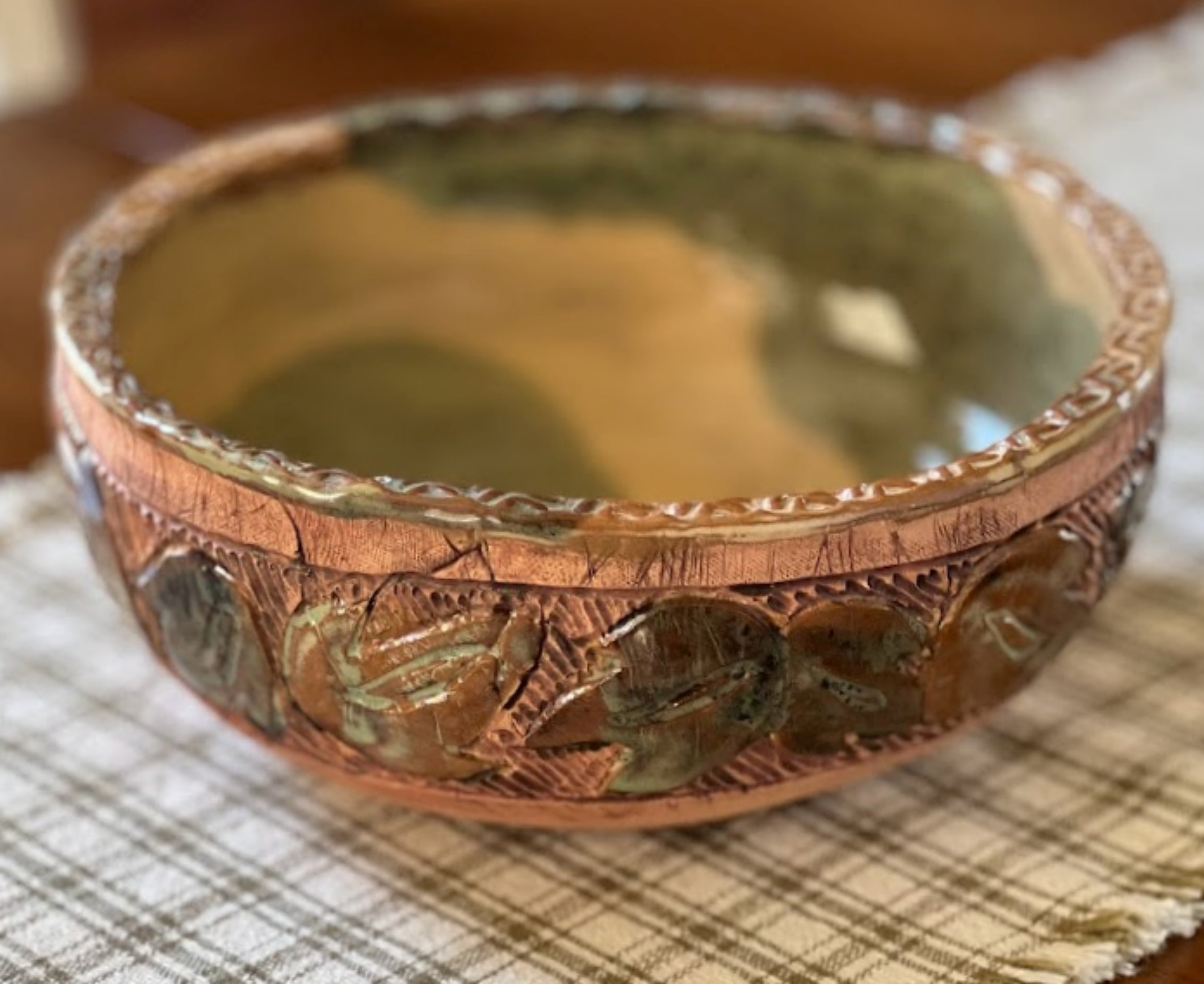 Florida Old River Run Pottery Bowl