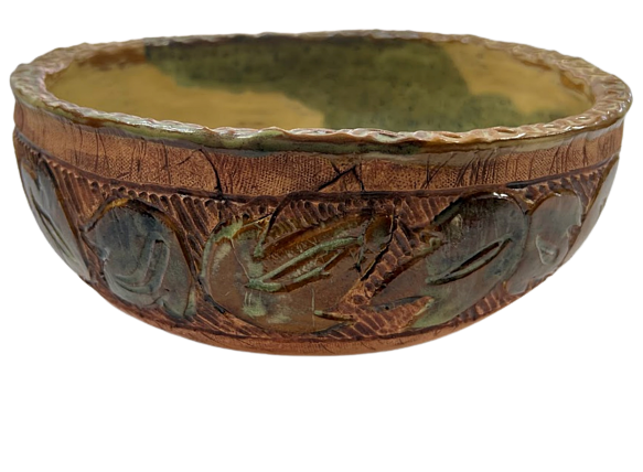 FLORIDA STUDIO POTTERY Bowl by Dawn Zaharis Prietz Old River Run Pottery