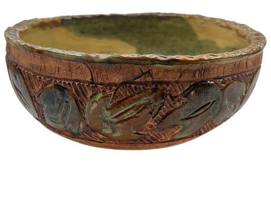 FLORIDA STUDIO POTTERY Bowl by Dawn Zaharis Prietz Old River Run Pottery