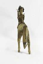 Warrior Lost Wax Figure From India Brass Dhokra