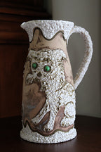 Horse and Cat Italian Pitcher