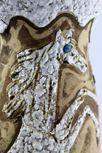Horse and Cat Italian Pitcher