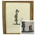 Philip Reed Pair of Wood Engraving Prints Signed