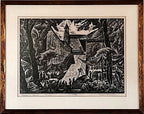 Framed First Edition of Market in Patzcuaro by Surendorf