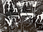 Framed First Edition of Market in Patzcuaro by Surendorf