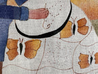 Fabric Art Stenciled Embroidering a Quilt by Madonna Ferguson