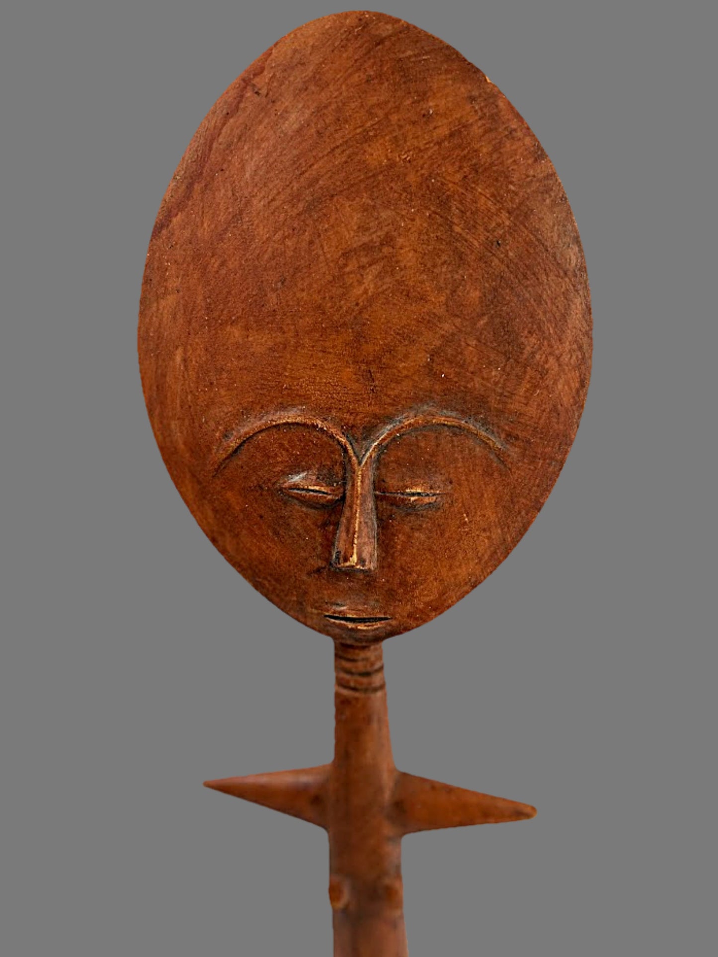 Vintage 17.5 Inch Tall AFRICAN AKUA'BA Ghana Fertility Sculpture