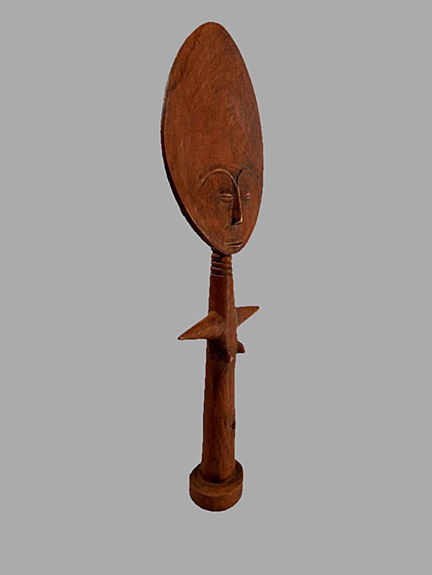 Vintage 17.5 Inch Tall AFRICAN AKUA'BA Ghana Fertility Sculpture