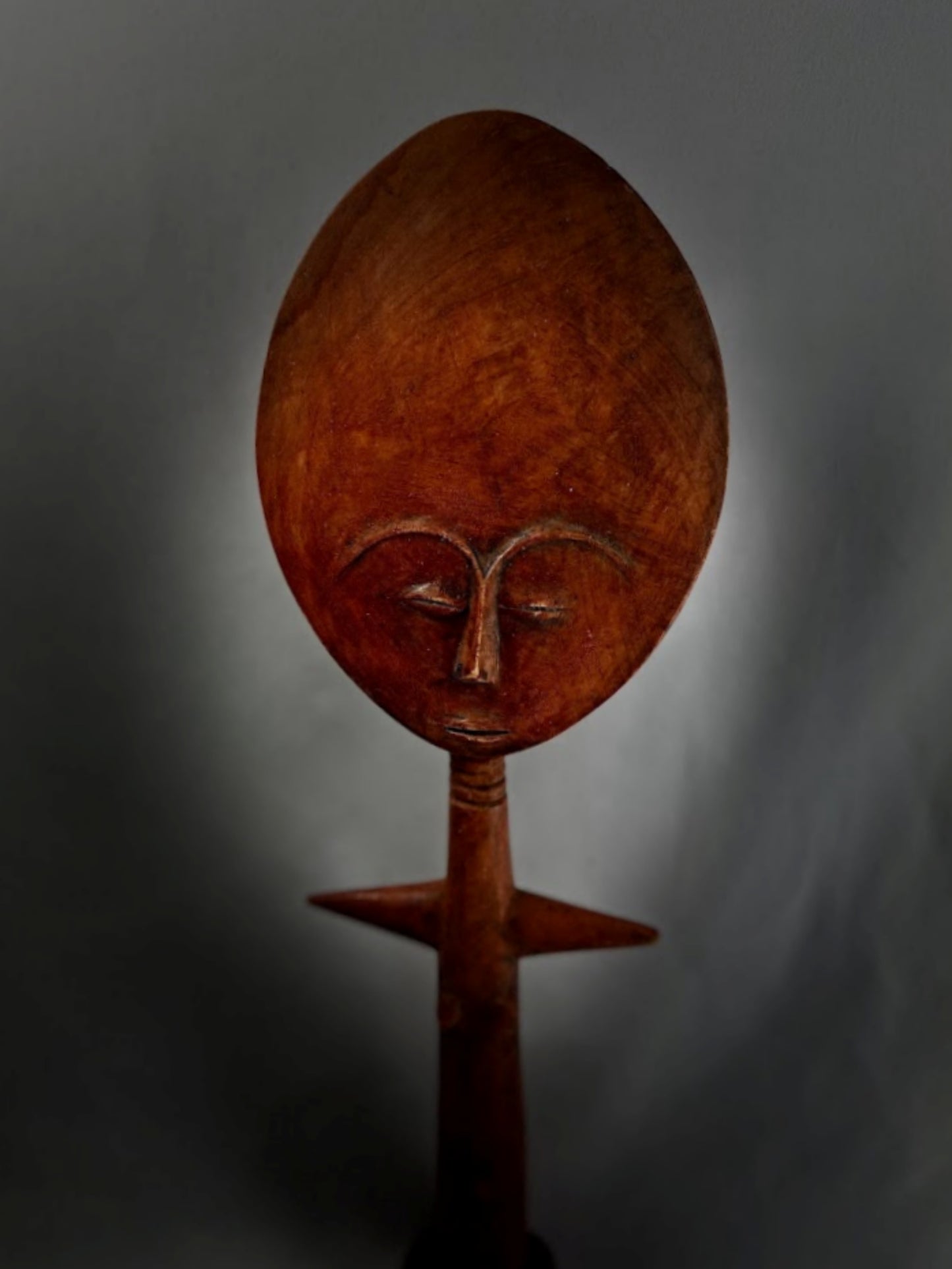 Vintage 17.5 Inch Tall AFRICAN AKUA'BA Ghana Fertility Sculpture