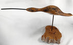 Carved Curlew on Stand by Alex Buderer