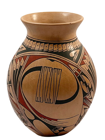 MATA ORTIZ Polychrome Pottery Jar Signed Quico Marquez