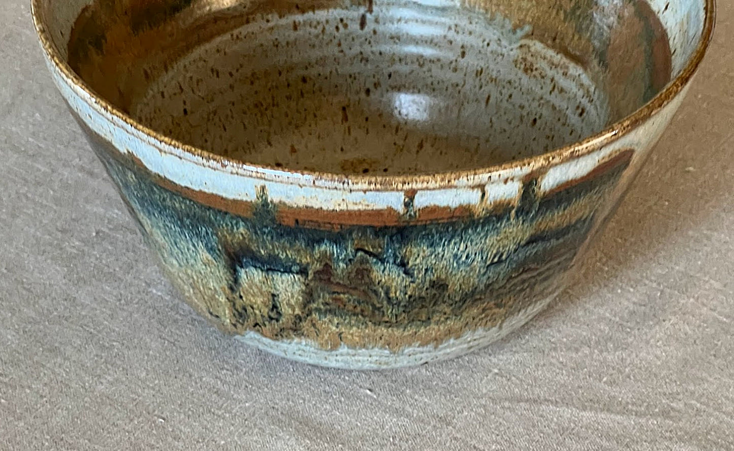 Vintage Large Studio Stoneware Bowl