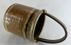 Studio Art Pottery Basket  Signed
