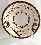 English Copper Luster Bowl by Gray's Pottery