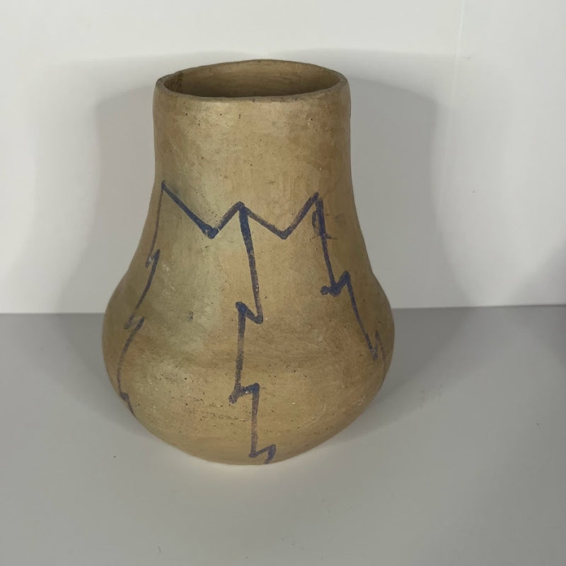 Vintage Southwest Clay Pottery Jar and Pitcher one no handle
