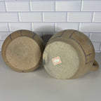 Southwestern Pottery Hand Coiled Buff Clay  Jar and Pitcher