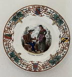 Antique French Sarreguemines Utzschneider & Cie Faience Plates Set 4